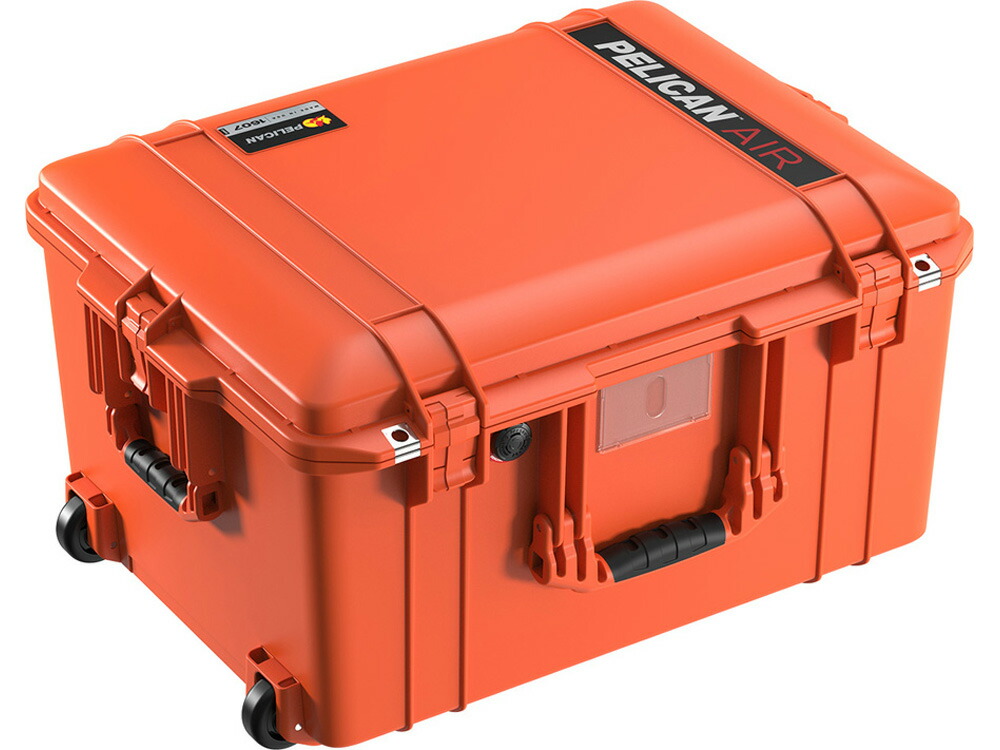 PELICAN（伽藍鳥）エア湖容れもの 1607 質問用紙なし ORANGE [オレンジ色] [016070-0011-150] キャスター付 捉え所のない容れもの 雨合羽性・耐衝撃性・防塵性 保護すること容れもの 写真機装置