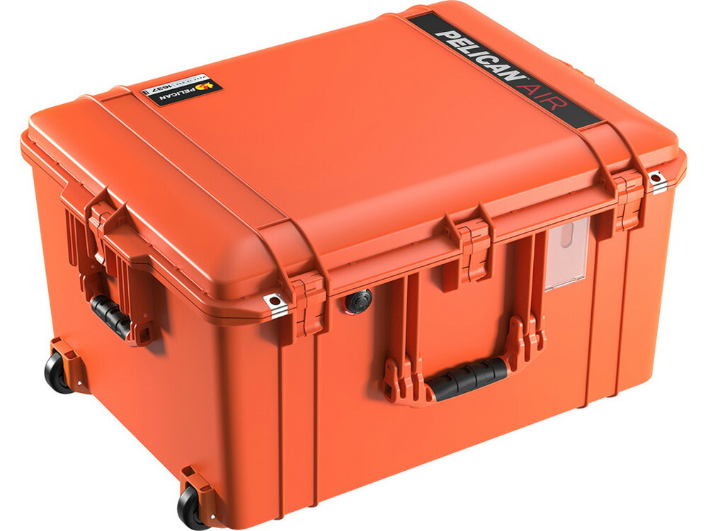 PELICAN（伽藍鳥）大気圏容れもの 1637 質問用紙なし ORANGE [オレンジ色] [016370-0011-150] キャスター付 捉え所の無い容れもの 写真機装置