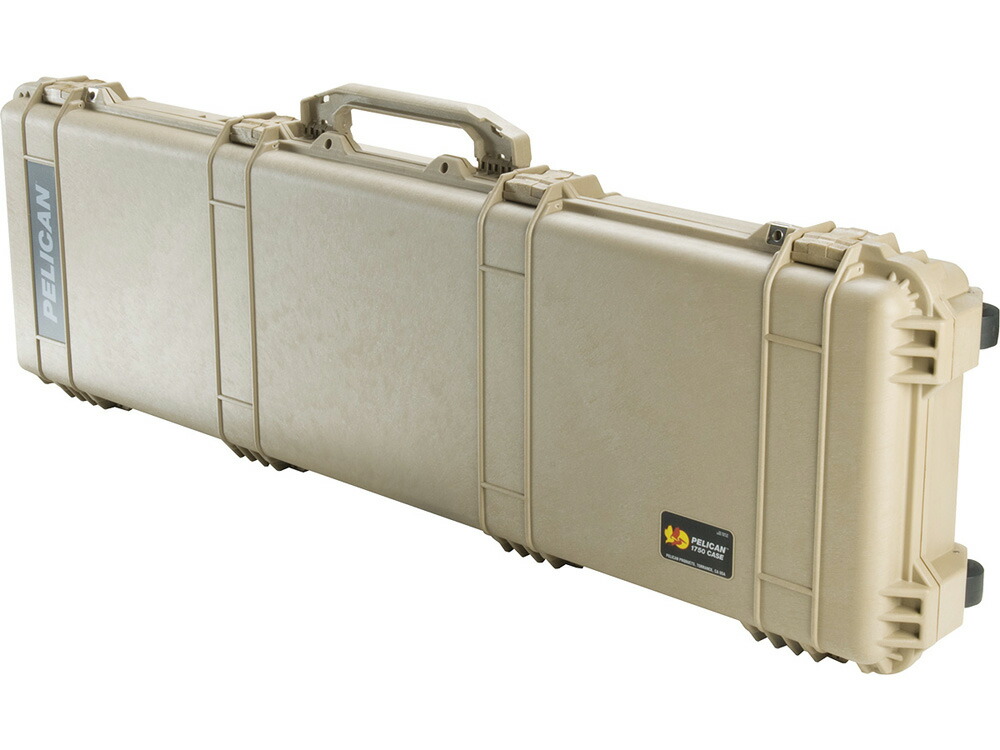 PELICAN（ペリカン）プロテクター 1750 ロングケース  フォーム付 DESERT TAN [デザートタン] [1750-000-190] ダイビング ハードケース キャスター付