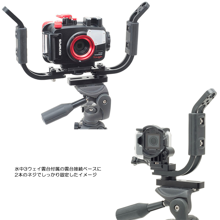 市場 INON イノン Dホルダー三脚アダプター：DivingGear