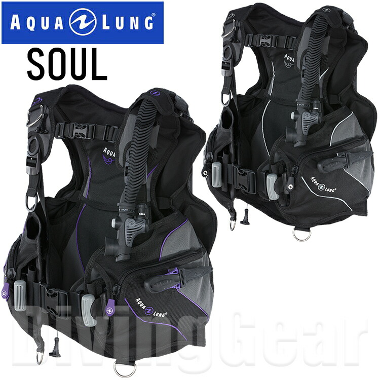 楽天市場】AQUA LUNG(アクアラング) Soul i3 ソール アイスリー BK/SLV