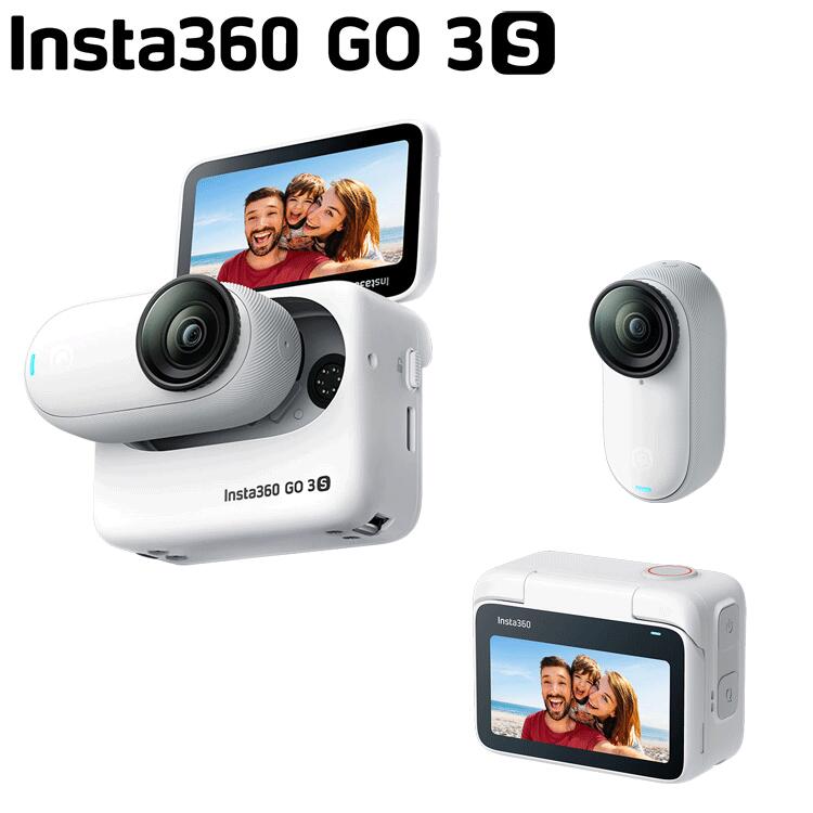 [ Insta360 ]　Insta360 GO 3S [128GB] 通常版 超軽量コンパクトなアクションカメラ ウエアラブルカメラ ビデオ 動画 写真撮影 4K