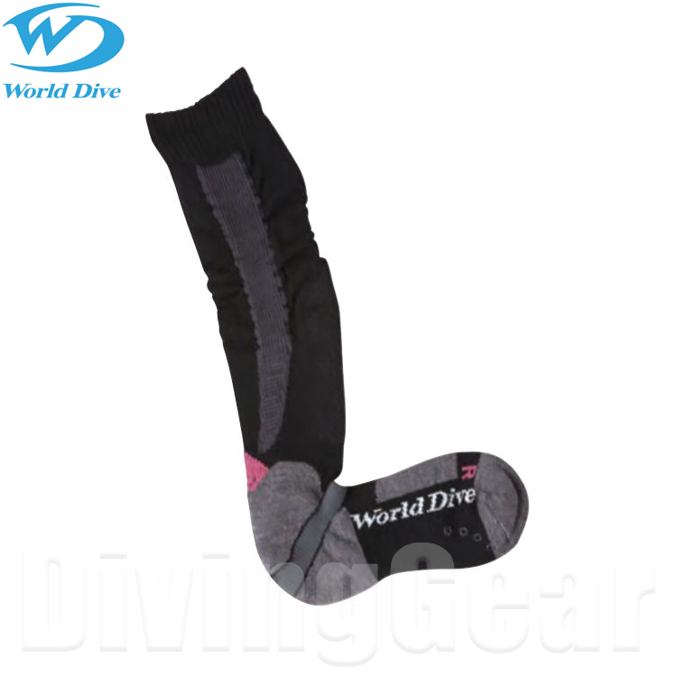 World Dive(ワールドダイブ)　エルフィット プラス L-fit PLUS ダイビングソックス Divng Sox インナーソックス 保温 防寒 男性 女性 兼用 ドライスーツ画像