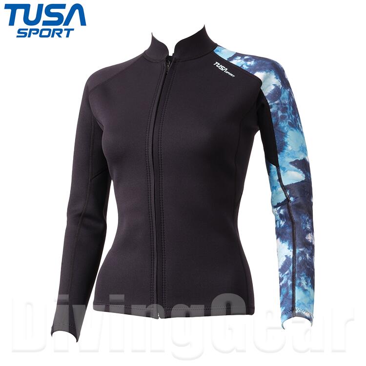 TUSA sport(ツサスポーツ)　UA5136 LADIES' WEAR レディースウェア (2mm厚タッパー) スノーケリング ウエットスーツ ウェットトップ 女性用 マリンウエア 海水浴 ダイビング