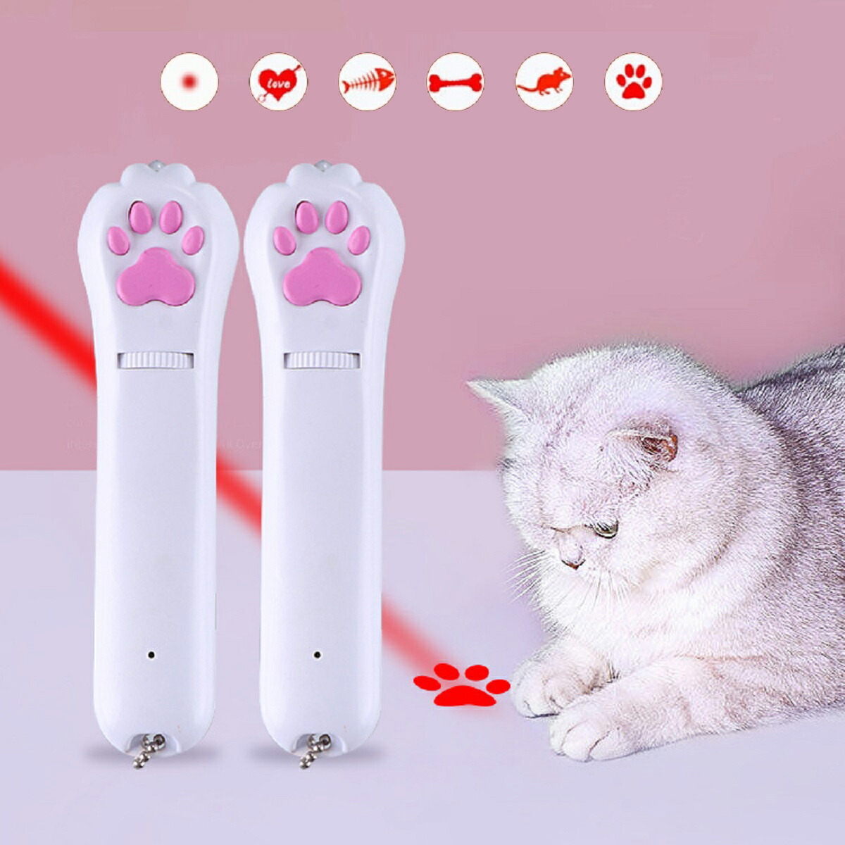 卸売 猫遊び用品 LED USB充電式5パターンライト ねこ いぬ 犬 ペット用品 おもちゃ LEDライト ポインター 動物 猫じゃらし じゃれ猫 光るおもちゃ  ストレス解消 運動不足解消 電動 ペンライト赤光 長期使用可能 レッドライト USB充電式 qdtek.vn