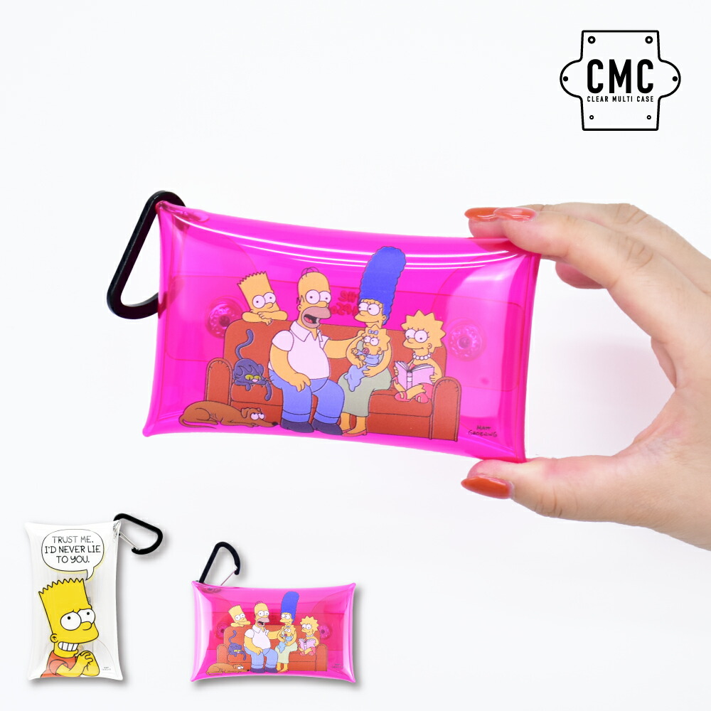 楽天市場 ザ シンプソンズ コインケース 小銭入れ コイン 収納 サイフ 財布 小物入れ クリアマルチケース Sサイズ レディース 女子 女の子 フック付き 透明 クリア Pvc メンズ 男子 男の子 大人 高校生 中学生 ブランド キャラクター おしゃれ かわいい 可愛い シンプル