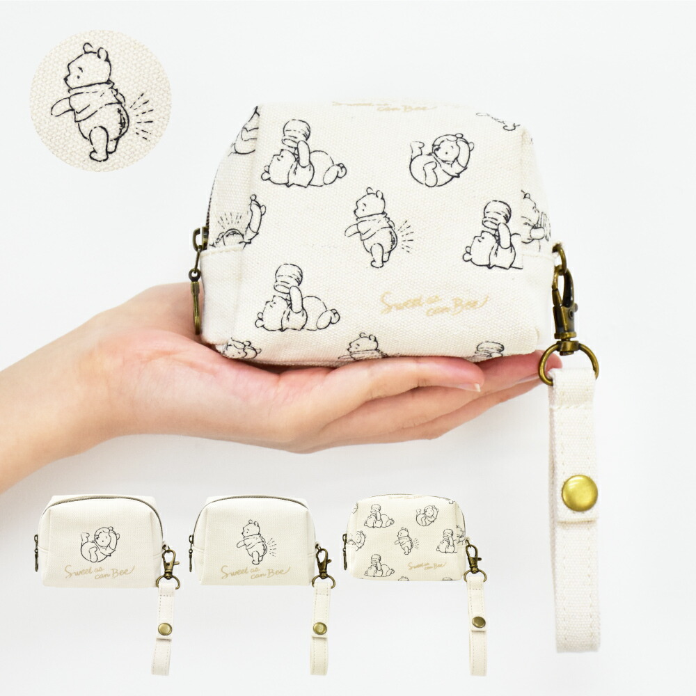 楽天市場 くまのプーさん ディズニー ポーチ 化粧ポーチ コスメポーチ トラベルポーチ お薬ポーチ 薬入れ キャンバス 帆布 ミニ 小さい シンプル レディース 大学生 女子 女の子 高校生 中学生 携帯用 雑貨 整理 オシャレ おしゃれ 可愛い かわいい 人気 キャラクター