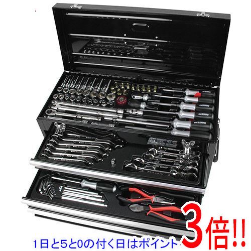 [在庫品]SK11 整備工具セット ブラック SST-16133BK｜アウトドアとDIYのエクセラー