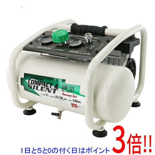 [店卸し資産品]SK11 エアコンプレッサSW-121 SW-L11MPF-01