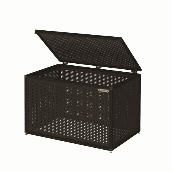 ゴミ納める庫 ゴミステイション 400L 床板なし クリーンストッカー 黒 (CKP-1006) ※人間宅＋5000円 北海道・沖縄・離島別途積もり書き くず物ステイション 紙くずかご ゴミ寄せあつめる 【代引不可】