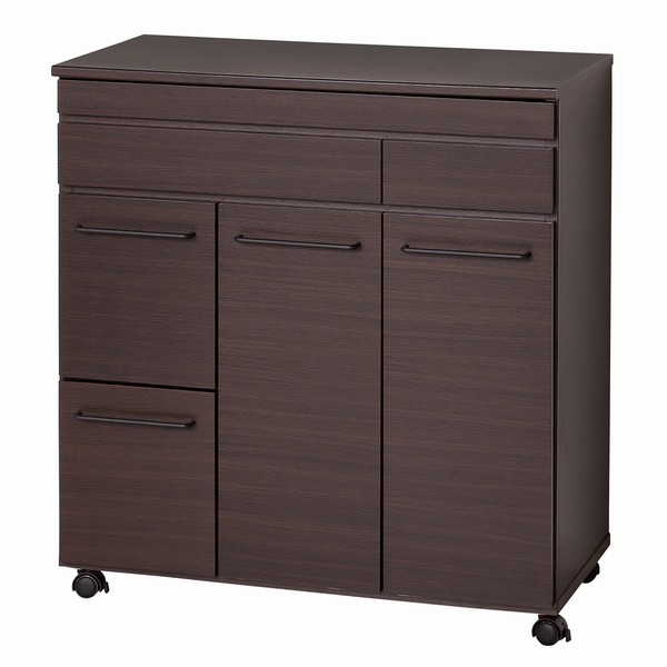 楽天市場】分別ゴミ箱 スライド棚付きダストボックス2D ブラウン