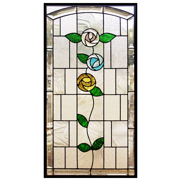 ジョン・ラファージ ヴィンテージステンドグラス 風に吹かれる牡丹グラスマスターズ 71cFGItd3xL._AC_UF894,