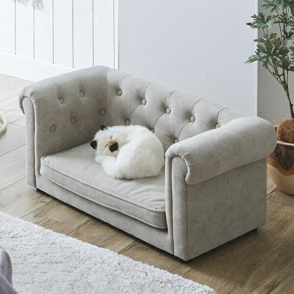 ペットソファ (PSO-1355) 猫 犬 撥水加工 ※北海道+1500円 【代引不可】|ウッドデッキ エクステリア リーベ