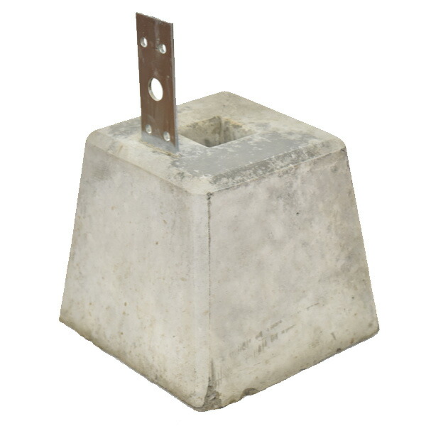 楽天市場 11 4 20 00 11 10 23 59 クーポン利用で5 Off 束石 70 75mm角材向け 高さ150mm 8 0kg 羽子板 送料別途見積 ウッドデッキ エクステリア リーベ