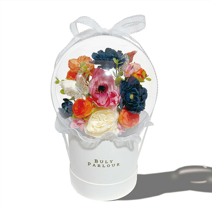 - BULY PARLOUR - NO-121 フラワーバルーン flower balloon アーティシャルフラワー ドライフラワー 造花 ギフト プレゼント ラッピング お花 風船 割れない風船 リボン ギフトカード お祝い 記念日 出産 入学 卒業 送別｜Lifestyle Shop -muni-