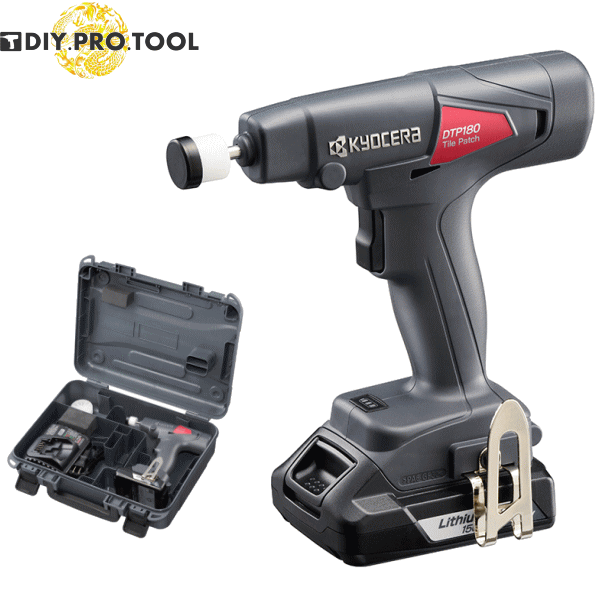 京セラ 充電式タイルパッチ DTP180L1　ハイパワーLi-ion18V　タイル張り専用工具　振動数：12,500min-1（リチウムイオン18V電池・充電器・ケース付き）メーカー1年保証付