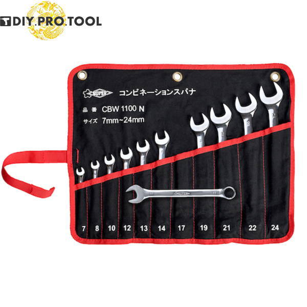 スーパー スーパーヘッドスパナセット(8丁組セット) SH800 スーパーツール⁄SUPER TOOL スーパーヘッドスパナセット(8丁組セット