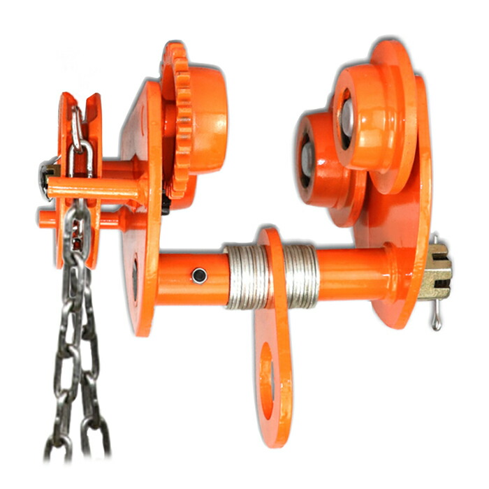 楽天市場】ギヤードトロリー 1トン トロリー TORORI 1T 1.0t 手動用