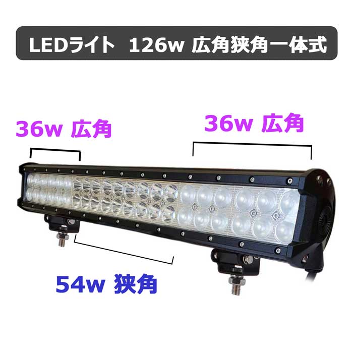 卓抜 ワークライト led作業灯 CREE製 126w 漁船 led ライト 船 デッキライト 投光器 屋外 防水 作業灯 12v LED集魚灯  LED投光器 24v 広角 バックランプ 集魚灯 路肩灯 補助灯 タイヤ灯 ワークランプ fucoa.cl