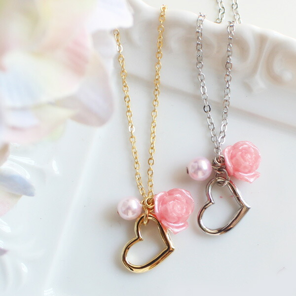 楽天市場】【ピンクリボン】ペンダントネックレス【シルバー