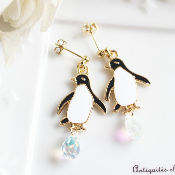 実物写真❤️ミオハルタカ好き❤️ ペンギンピアス 実物写真❤️ミオハルタカ好き❤️ ペンギンピアス - メルカリ