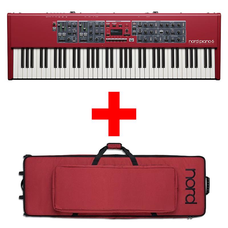 Nord（CLAVIA） Nord Piano 6 73+専用キャリングケースセット (ノード)(73鍵)(ステージピアノ)(トリプルセンサー鍵盤)(Nord Piano6)※配送事項要ご確認 シンセサイザー・電子楽器 ステージピアノ・オルガン