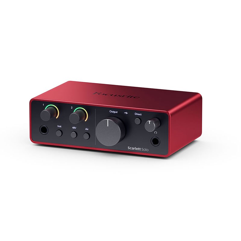 DTM・DAW Focusrite Scarlett 4i4 (3rd gen.) 楽天市場】Focusrite オーディオ インターフェイス Scarlett Solo 4th