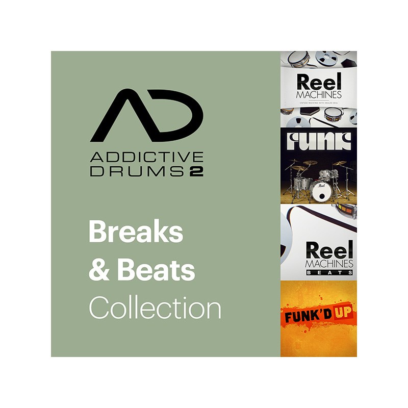 xlnaudio Addictive Drums 2: Breaks & Beats Collection (代引不可)(オンライン納品) DTM ソフトウェア音源