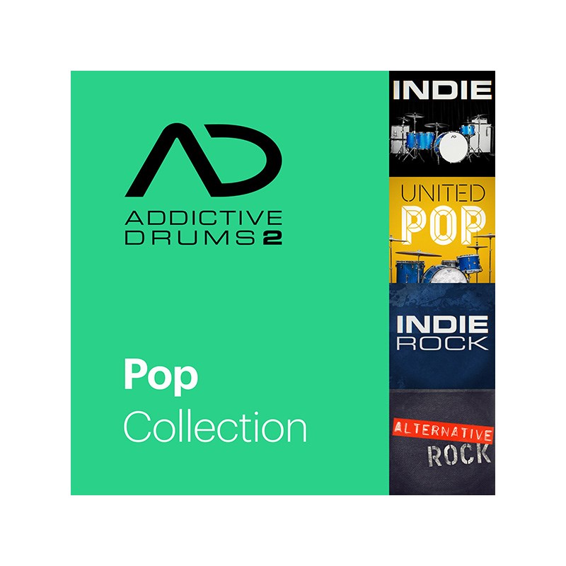 xlnaudio Addictive Drums 2: Pop Collection (代引不可)(オンライン納品) DTM ソフトウェア音源