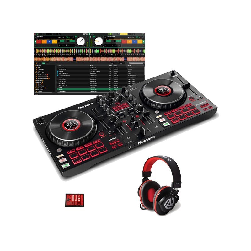 Numark MIXTRACK PLATINUM FX + DJ用ヘッドホンHF175 SET 【Serato DJ Lite対応】 DJ機器 DJコントローラー