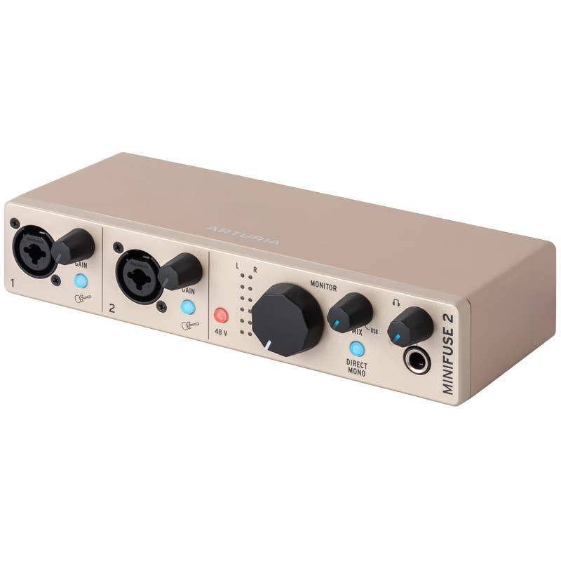 Arturia MiniFuse 2 Champagne (アートリア)(ミニフューズ)(シャンパーニュ) DTM オーディオインターフェイス