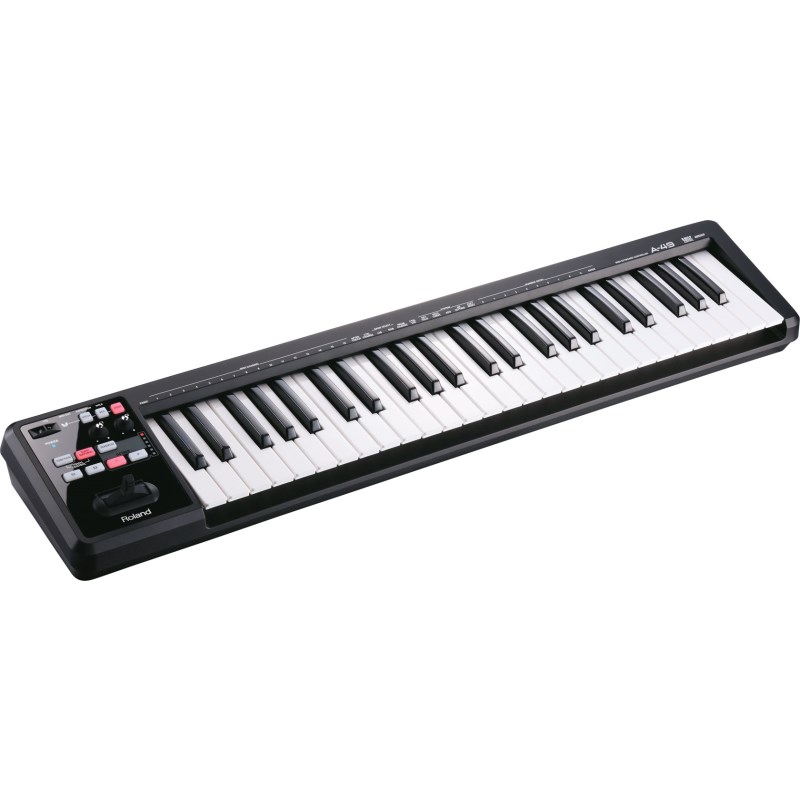 MIDIキーボードRoland A-49-BK MIDIｷｰﾎﾞｰﾄﾞ・ｺﾝﾄﾛｰﾗｰ(ﾌﾞﾗｯｸ)【新作