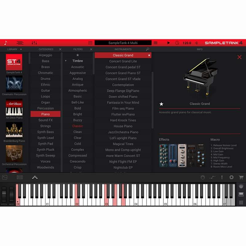 IK Multimedia SampleTank 4 MAX 2025 (アイケーマルチメディア)(試料貯蔵タンク)(オンライン納品) DTM ソフトウエア音源 パソコン・周辺機器-音楽制作-PCソフト