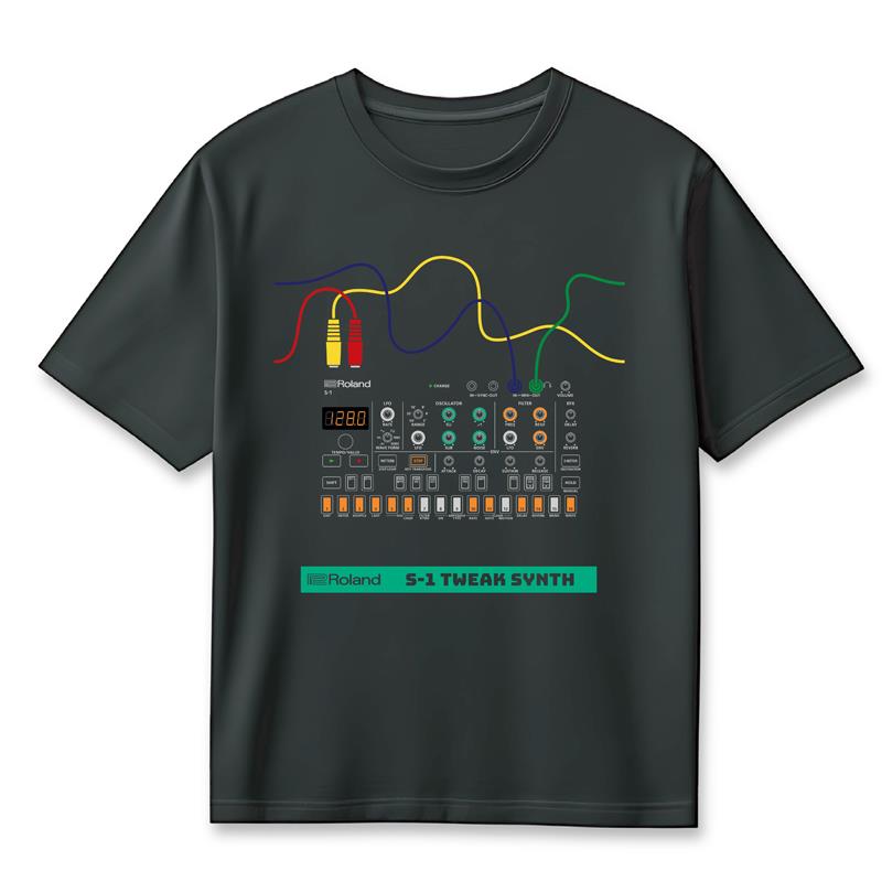 Roland S-1 T-Shirts DesignA M (RT/S-1AM) 楽器アクセサリ アパレル
