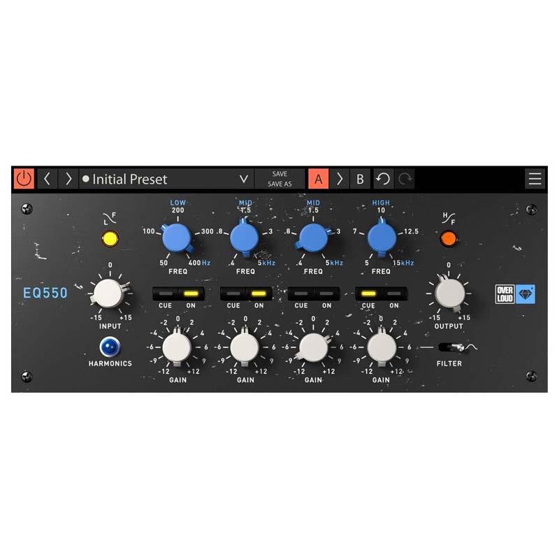 OVERLOUD 【オーバーラウドスプリングセール！】GEM EQ550 (オーバーラウド)(イコライザー)(オンライン納品) DTM プラグインソフト