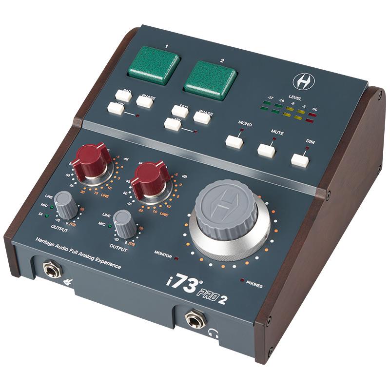 Heritage Audio i73 PRO 2 (ヘリテージ オーディオ)(USB-C接続オーディオインターフェイス)(73スタイルClass-Aプリアンプ)(2イン/4アウト) DTM オーディオインターフェイス