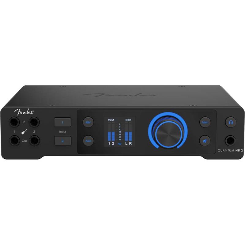Fender Quantum HD 2 USB-C Audio Interface (フェンダー)(プリソナス)(オーディオインターフェイス) DTM オーディオインターフェイス