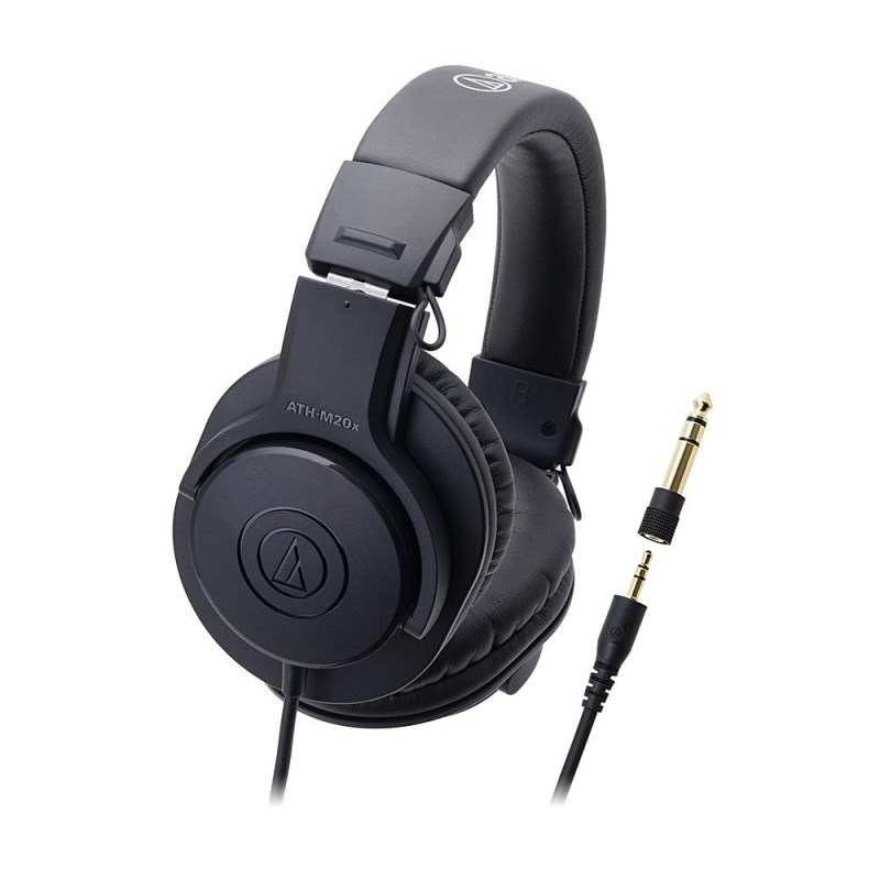 翌日配達 audio-technica ATH-M20x(密閉ダイナミック型モニターヘッドフォン)(オーディオテクニカ)(ATHM20x) レコーディング ヘッドフォン・イヤフォン