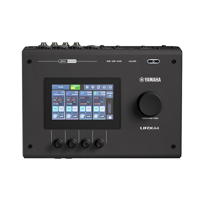 翌日配達 YAMAHA URX44 B (Black)(ブラック)(ヤマハ)(オーディオインターフェース)(URXシリーズ)(USB-C搭載)(タッチパネル)(DSP内蔵)(32bit 192kz) DTM オーディオインターフェイス 47,520円