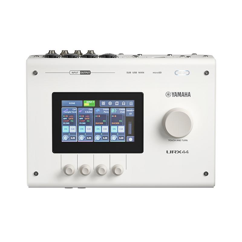 翌日配達 YAMAHA URX44 W (White)(ホワイト)(ヤマハ)(オーディオインターフェース)(URXシリーズ)(USB-C搭載)(タッチパネル)(DSP内蔵)(32bit 192kz) DTM オーディオインターフェイス