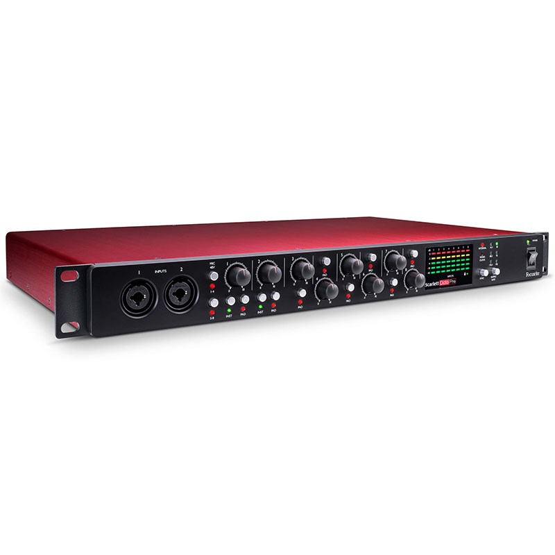 Focusrite Scarlett OctoPre(ADAT出力搭載・アナログ8ch入出力対応マイクプリアンプ・ラインアンプ)(フォーカスライト)(スカーレット) レコーディング アウトボード