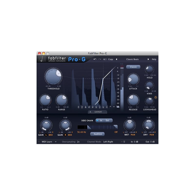 FabFilter Pro-G (代引不可)(オンライン納品) DTM プラグインソフト PCソフト-音楽制作-パソコン・周辺機器