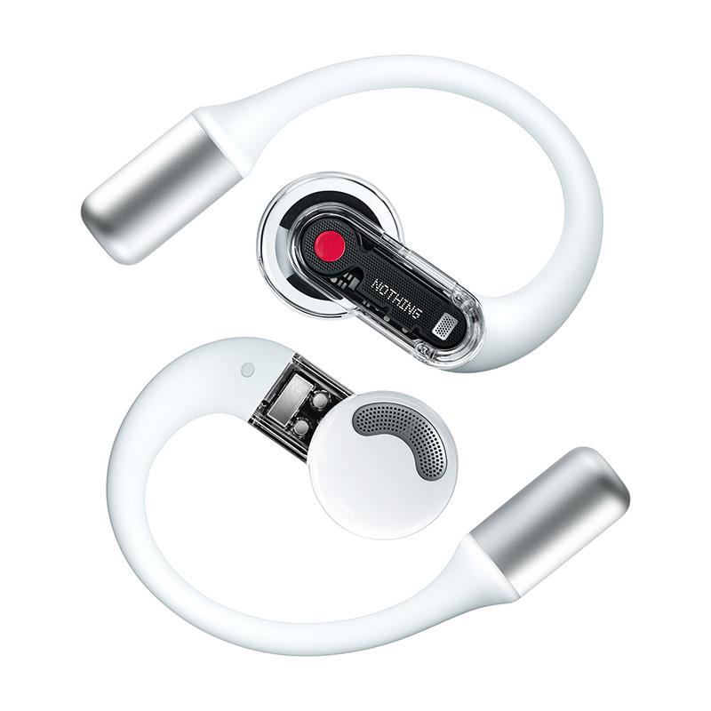 Nothing Ear (open)(ホワイト)(ノッシング)(オープンイヤーヘッドホン)(イヤーフック付き)(イヤホン) レコーディング ヘッドフォン・イヤフォン