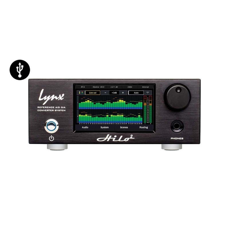 Lynx Hilo 2 USB(USBインターフェイス・AD/DAコンバーター)(リンクススタジオ) DTM オーディオインターフェイス
