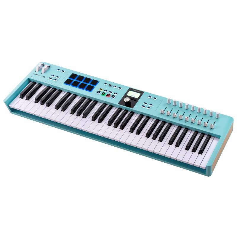 翌日配達 Arturia 【春得セール】KEYLAB ESSENTIAL 61 MK3 AQUAMARINE (アートリア)(MIDIコントローラー)(限定カラー)(アクアマリン) DTM MIDI関連機器