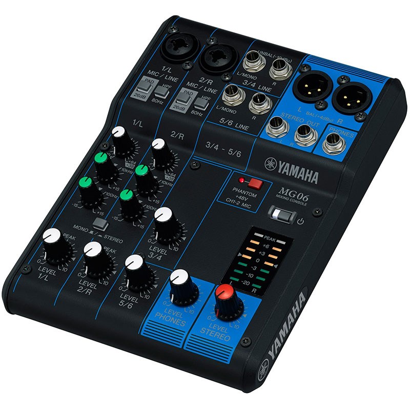 楽天市場】YAMAHA MG06X 【6ch アナログミキサー】 レコーディング