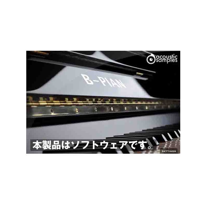 Acoustic Samples B-Pian (代引不可)(オンライン納品) DTM ソフトウェア音源