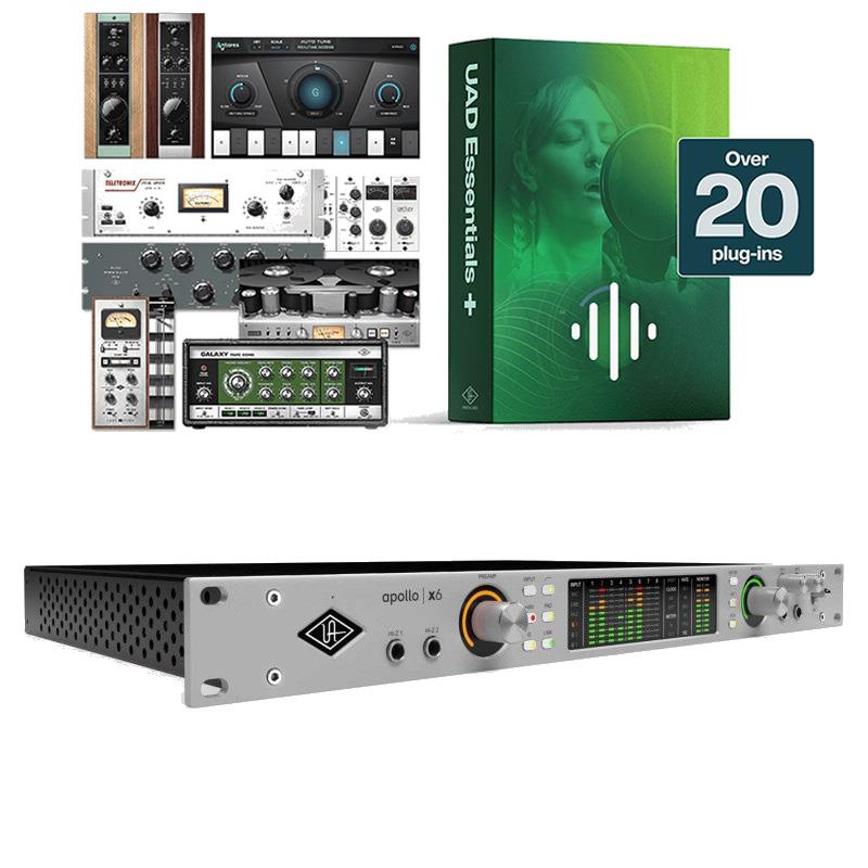 Universal Audio Apollo x6 Gen2 Essentials+ Edition(Thunderboltオーディオインターフェイス)(ユニバーサルオーディオ) DTM オーディオインターフェイス