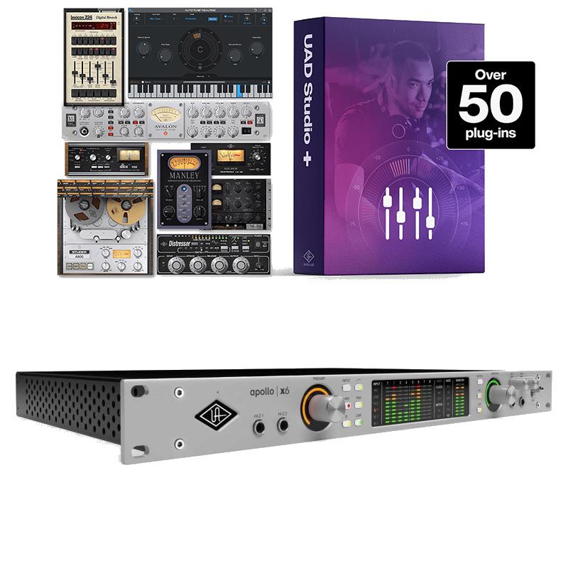 Universal Audio Apollo x6 Gen2 Studio+ Edition(Thunderboltオーディオインターフェイス)(ユニバーサルオーディオ) DTM オーディオインターフェイス
