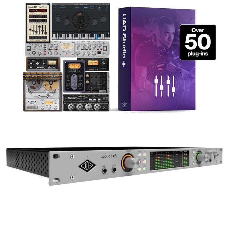 Universal Audio Apollo x8 Gen2 Studio+ Edition(Thunderboltオーディオインターフェイス)(ユニバーサルオーディオ) DTM オーディオインターフェイス